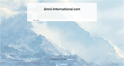 Desktop Screenshot of amni-international.com